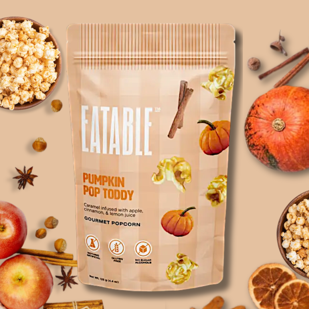 🇨🇦 Pumpkin Pop Toddy 🎃 Gourmet Caramel Halloween Popcorn