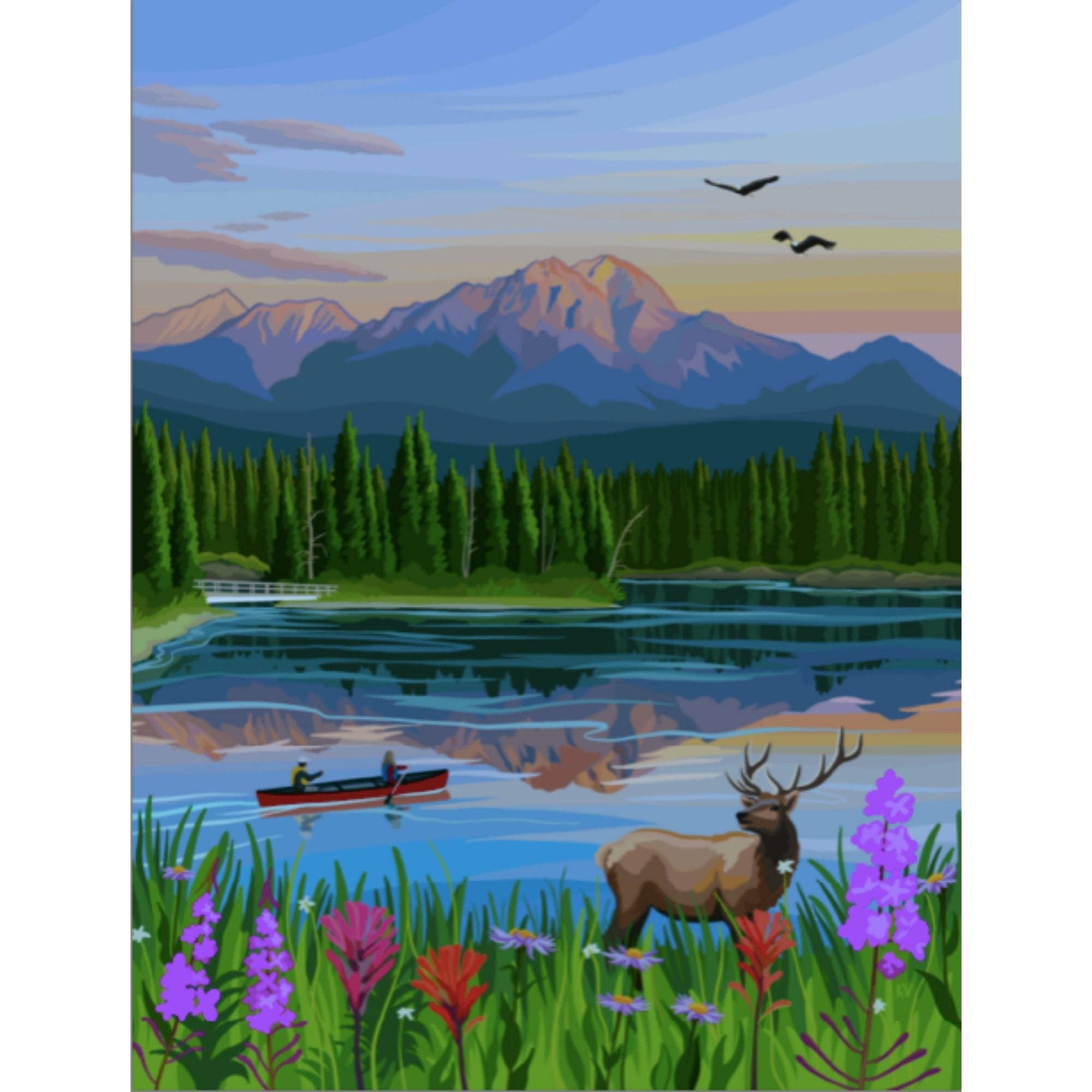 Jasper Flowers | 500-Piece Puzzle | Designed in Canada – Planks Canada