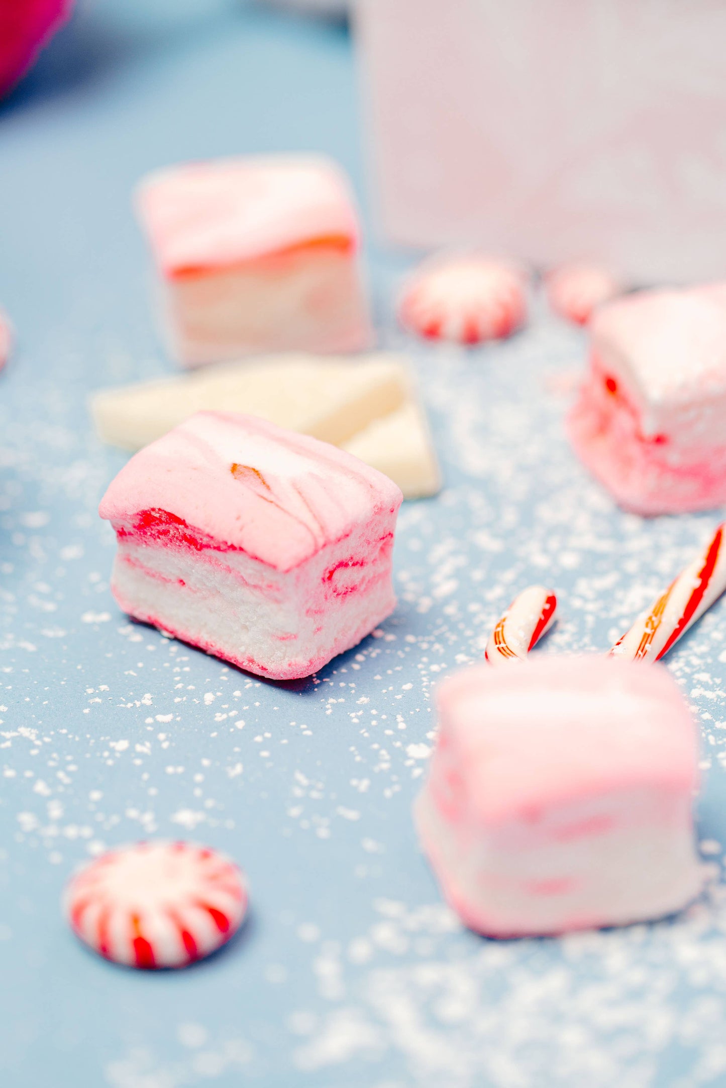 Peppermint Marshmallows - Gluten Free, Dairy Free Candies
