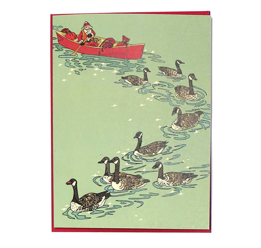 Christmas Canoe Trip Card