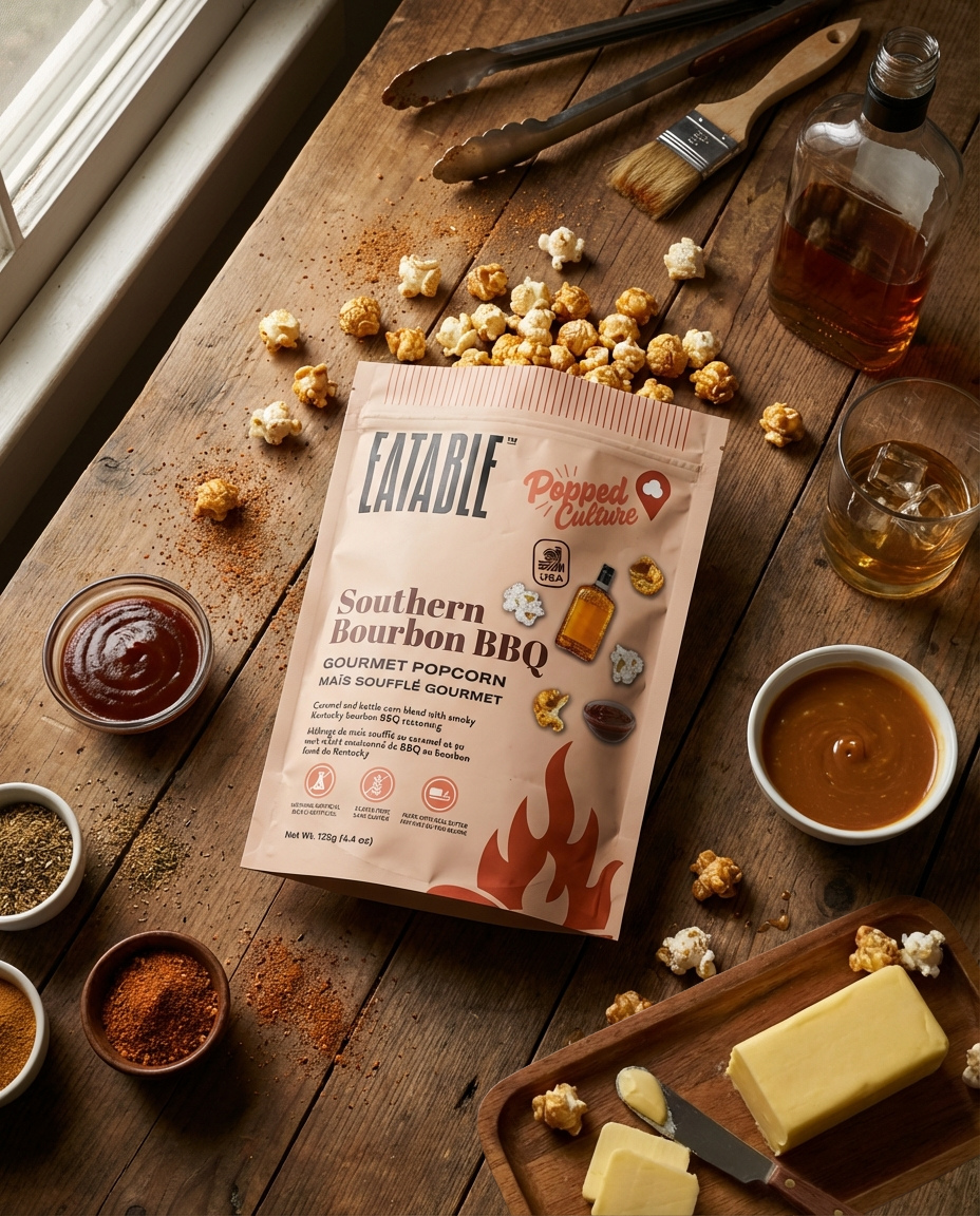 Popped Culture - Southern Bourbon BBQ Popcorn