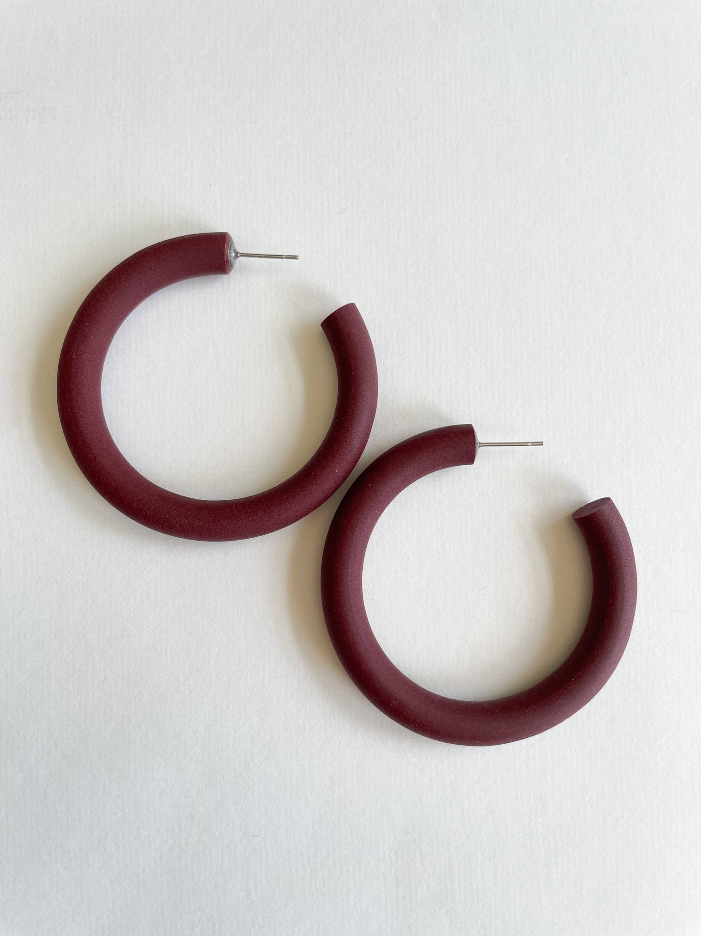 Ellory Hoops in Berry