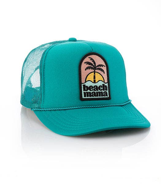 Beach Mama Patch Trucker Hat