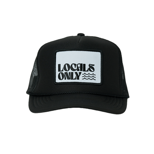 Locals Only Patch Trucker Hat - 3 Colours