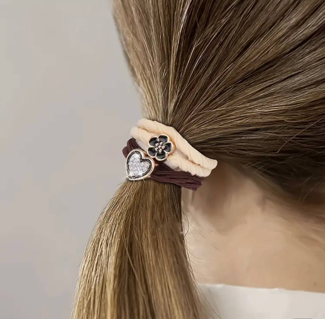 Boho Hair Ties | Blue Charm