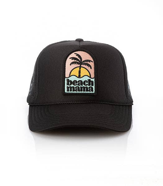 Beach Mama Patch Trucker Hat