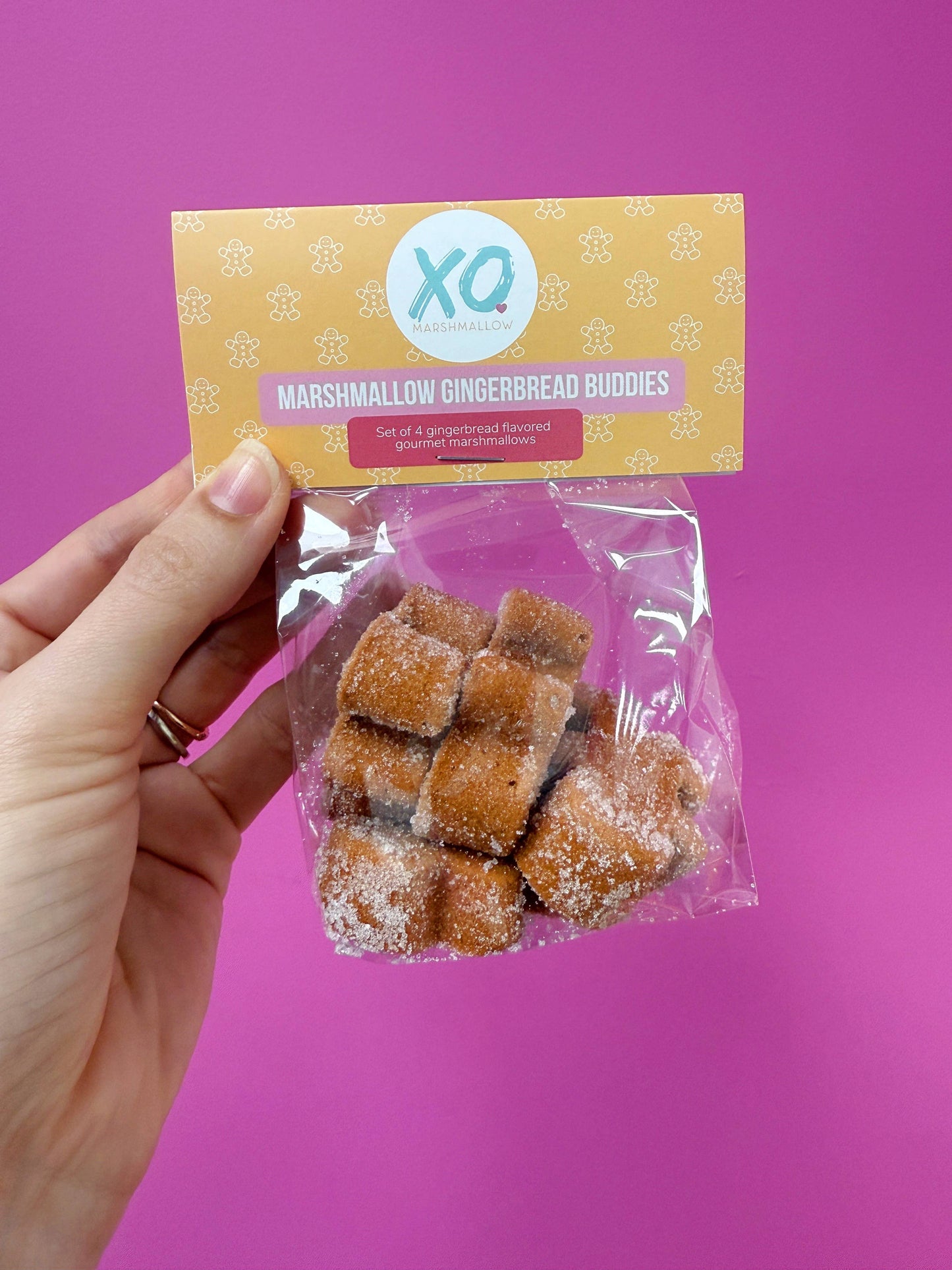 Gingerbread Buddies 4 Marshmallows - Gluten Free, Dairy Free