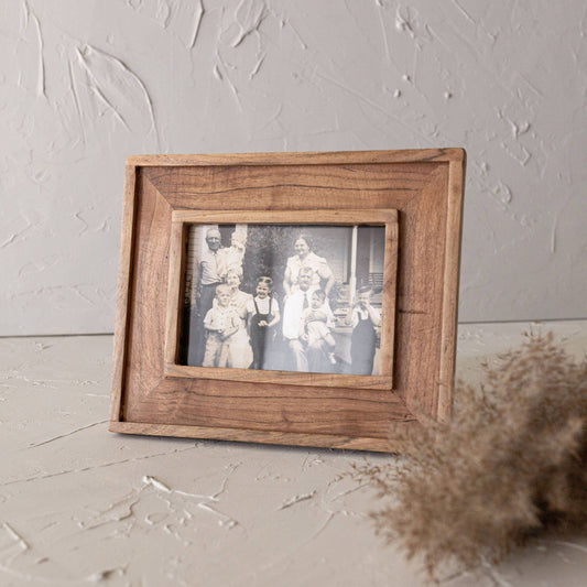 Prairie 5x7 Photo Natural Wood Farmhouse Picture Frame