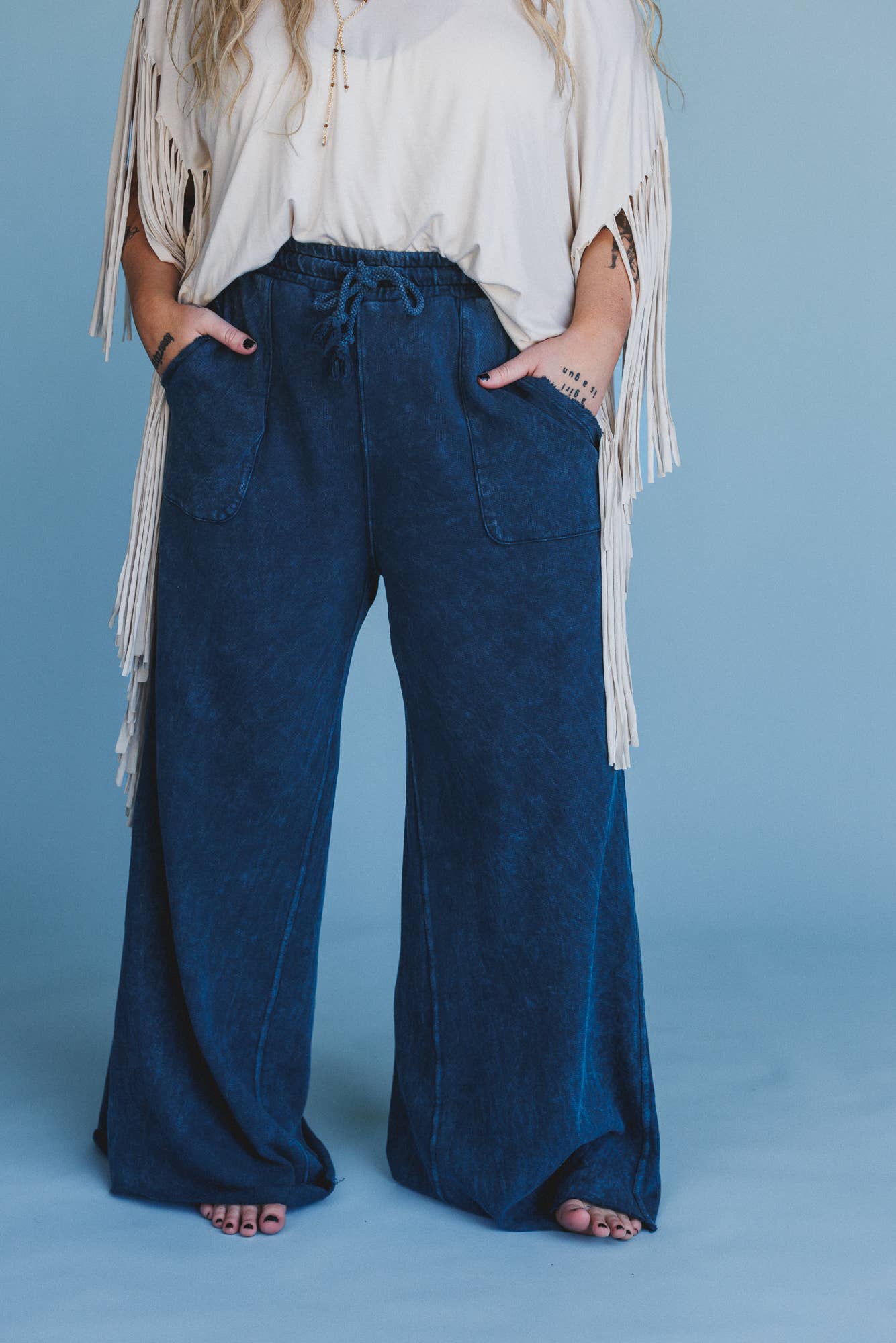 Fall Favorite: Relaxing Robin Wide Leg Pant - New Navy