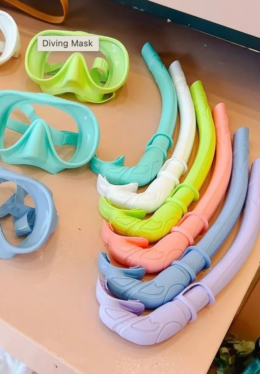 Silicone Diving Snorkel (Snorkel Only)