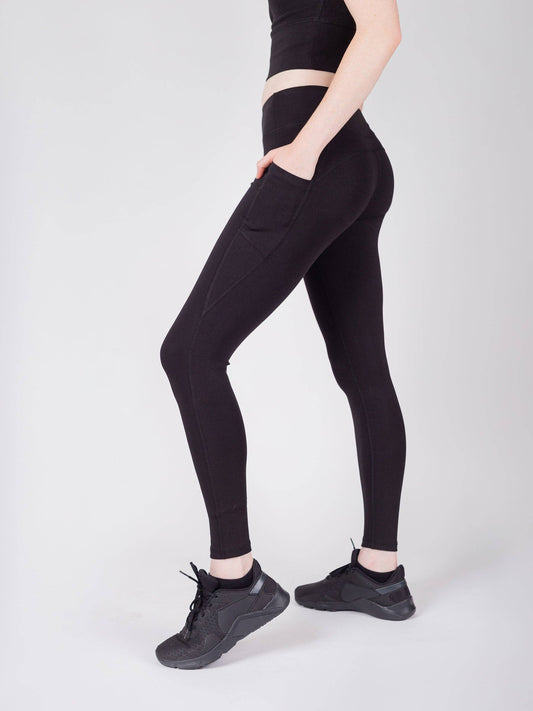 PlantTec™ Organic cotton Legging - Black
