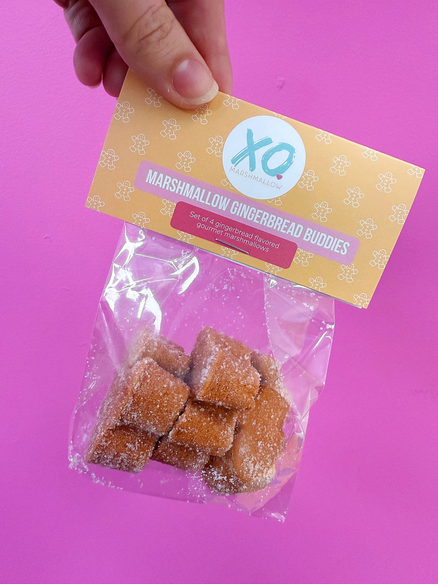 Gingerbread Buddies 4 Marshmallows - Gluten Free, Dairy Free