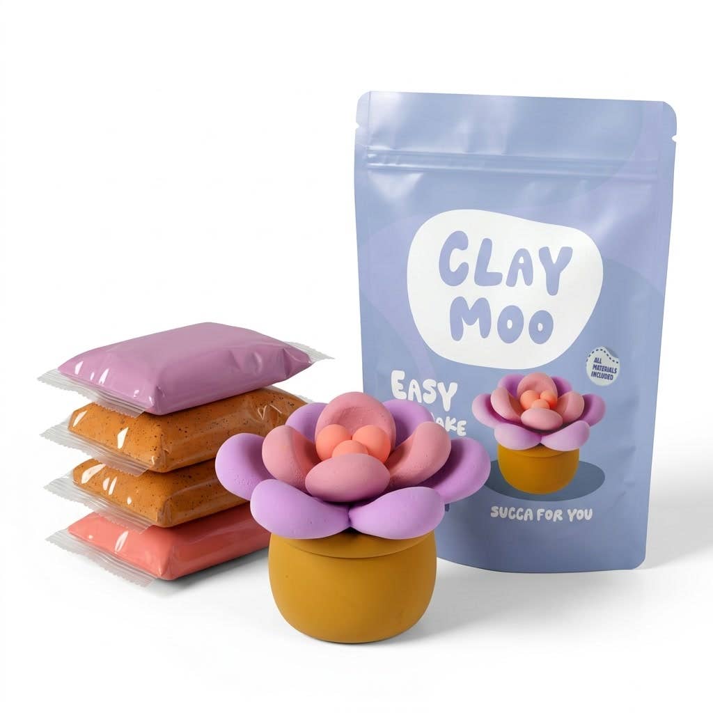 Succulent Clay Crafting Kit