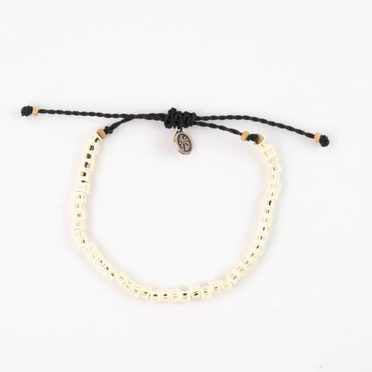 Bantayan Beach Beaded Bracelet, Beaded Anklet by Koh Surf
