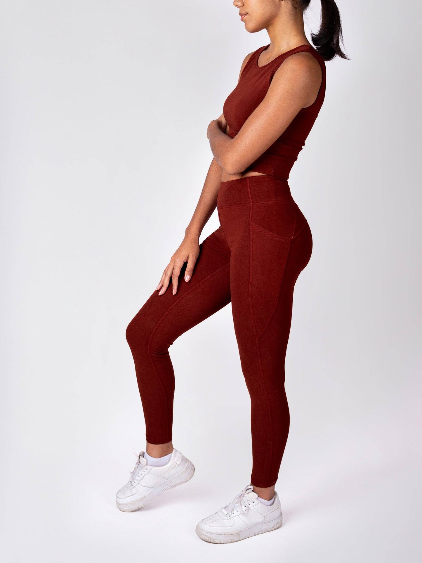 PlantTec™ Organic Leggings - Redwood