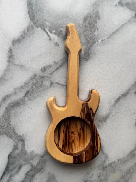 Olive wood Candle Holders - hand carved in Bethlehem