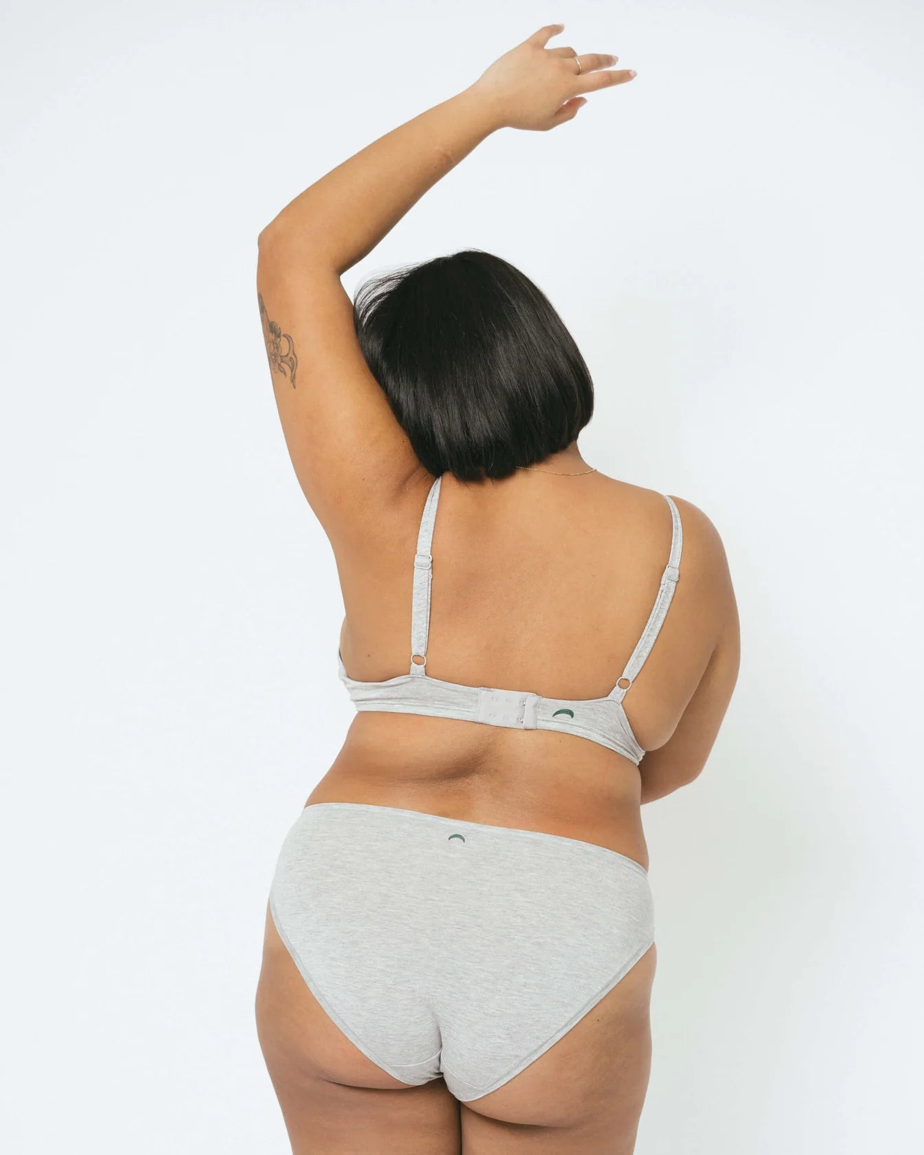 High Rise Bikini Mineral Underwear - Grey