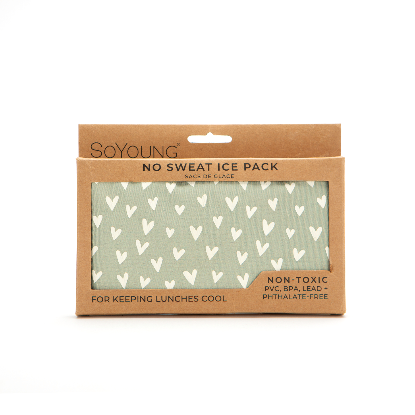 Little Hearts Sage Ice Pack