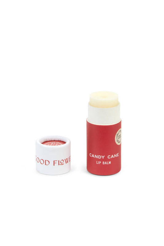 SEASONAL Candy Cane Lip Balm in Eco Tube / Stocking Stuffer