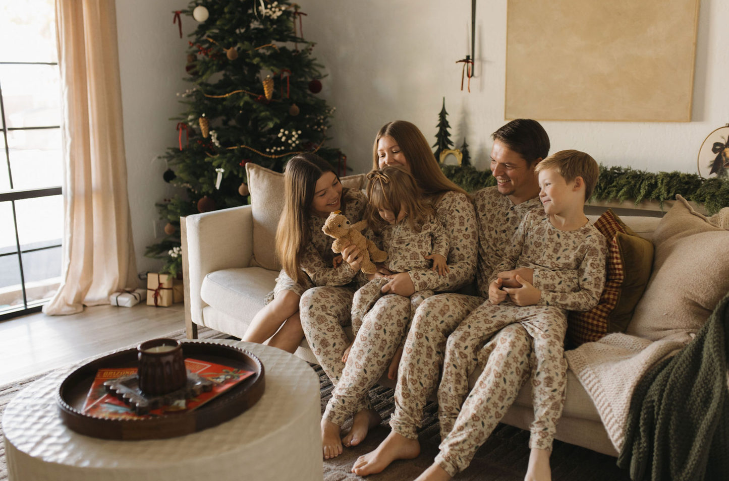 Holiday Bamboo Infant Onesie - Gingerbread Lane