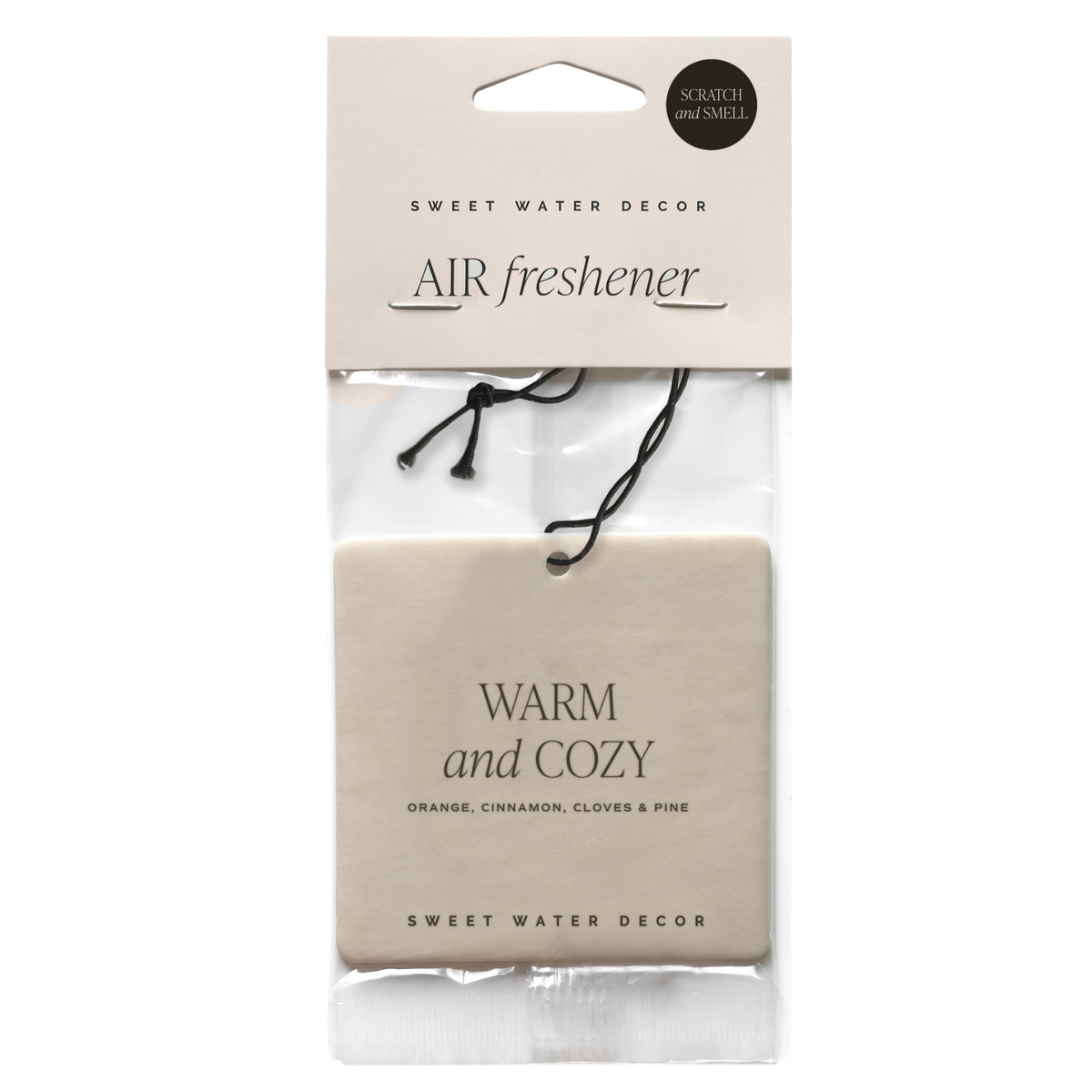 Hanging Air Freshener - Warm and Cozy