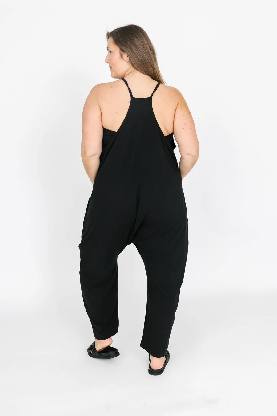 Abigael Romper - Midnight Black