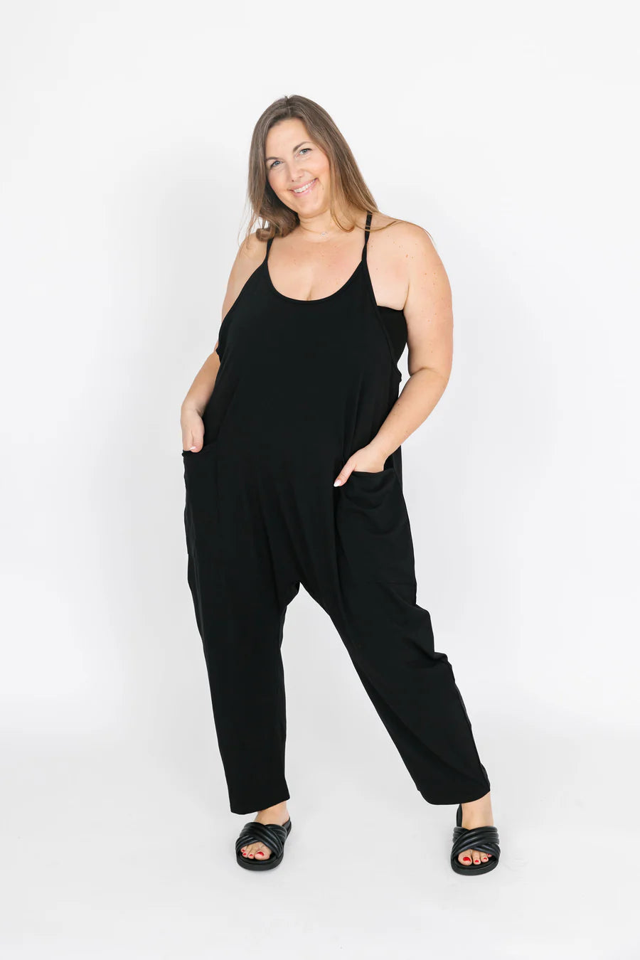 Abigael Romper - Midnight Black