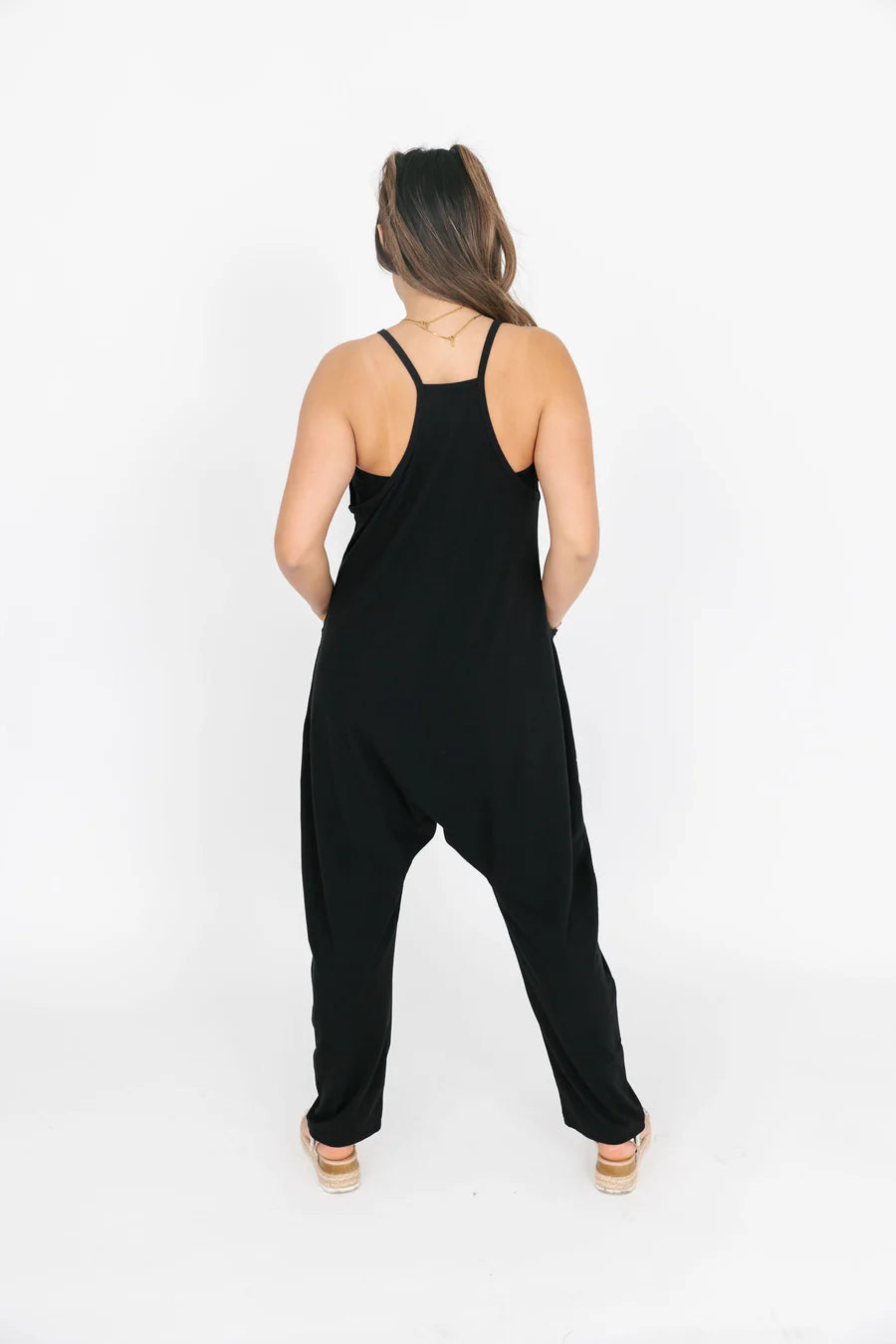 Abigael Romper - Midnight Black