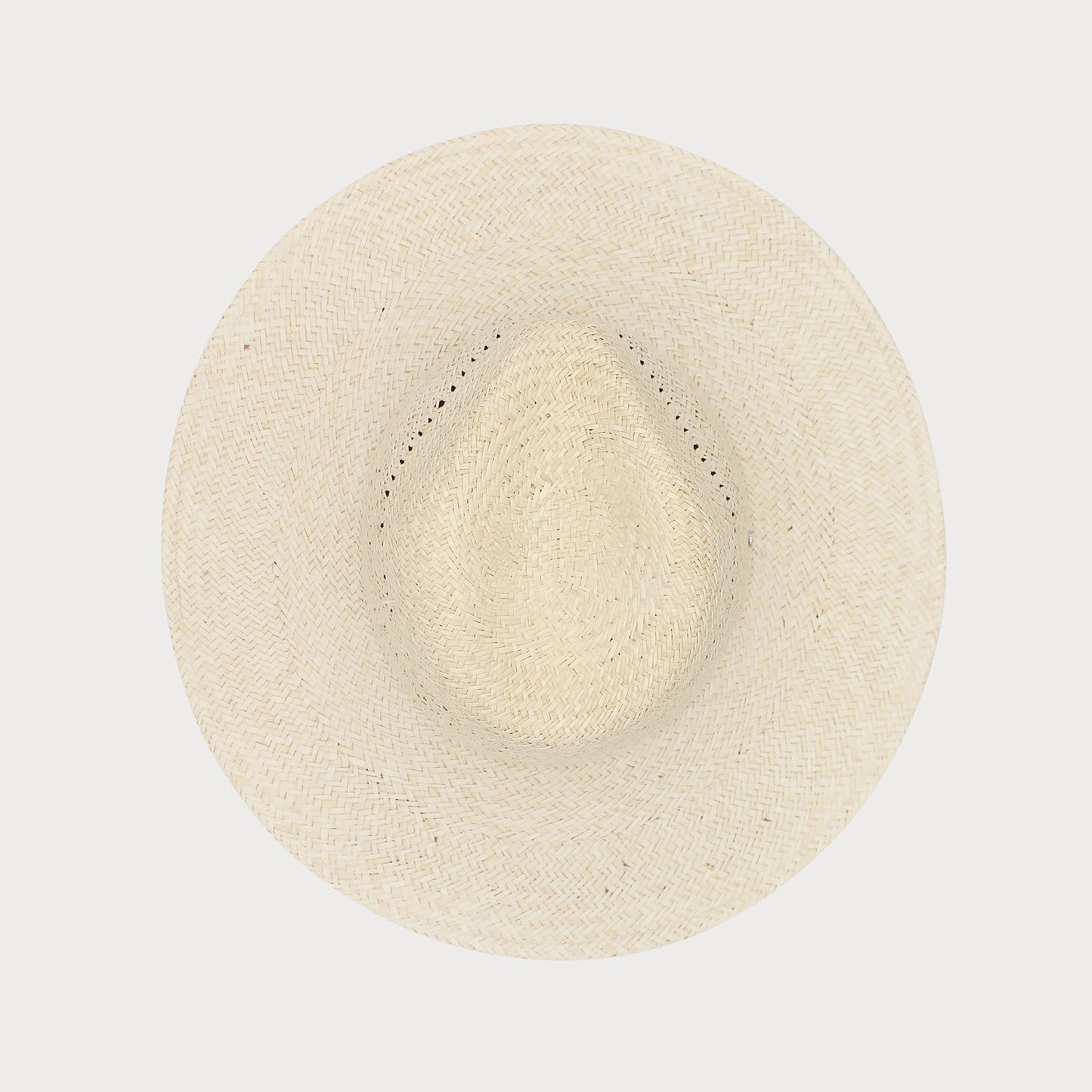 Narelle - Panama Straw Fedora - Cream
