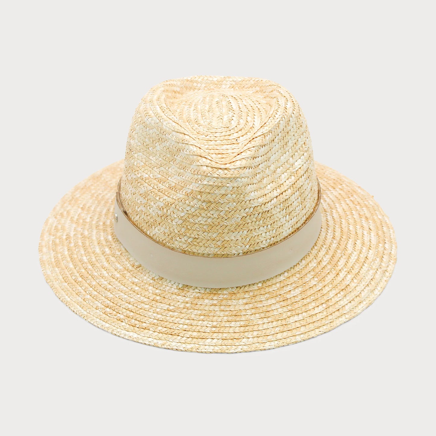 Zira - Straw Fedora - White