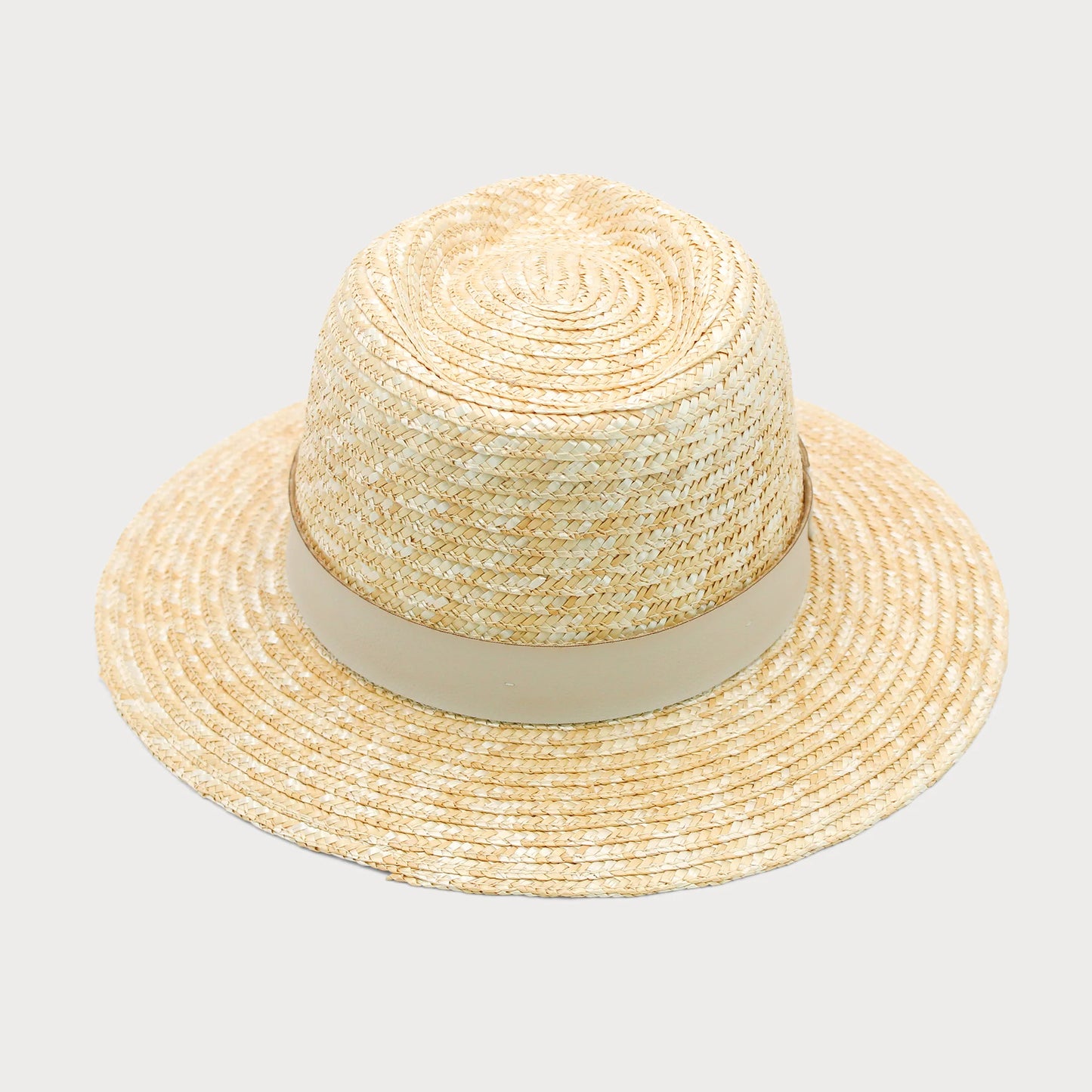 Zira - Straw Fedora - White