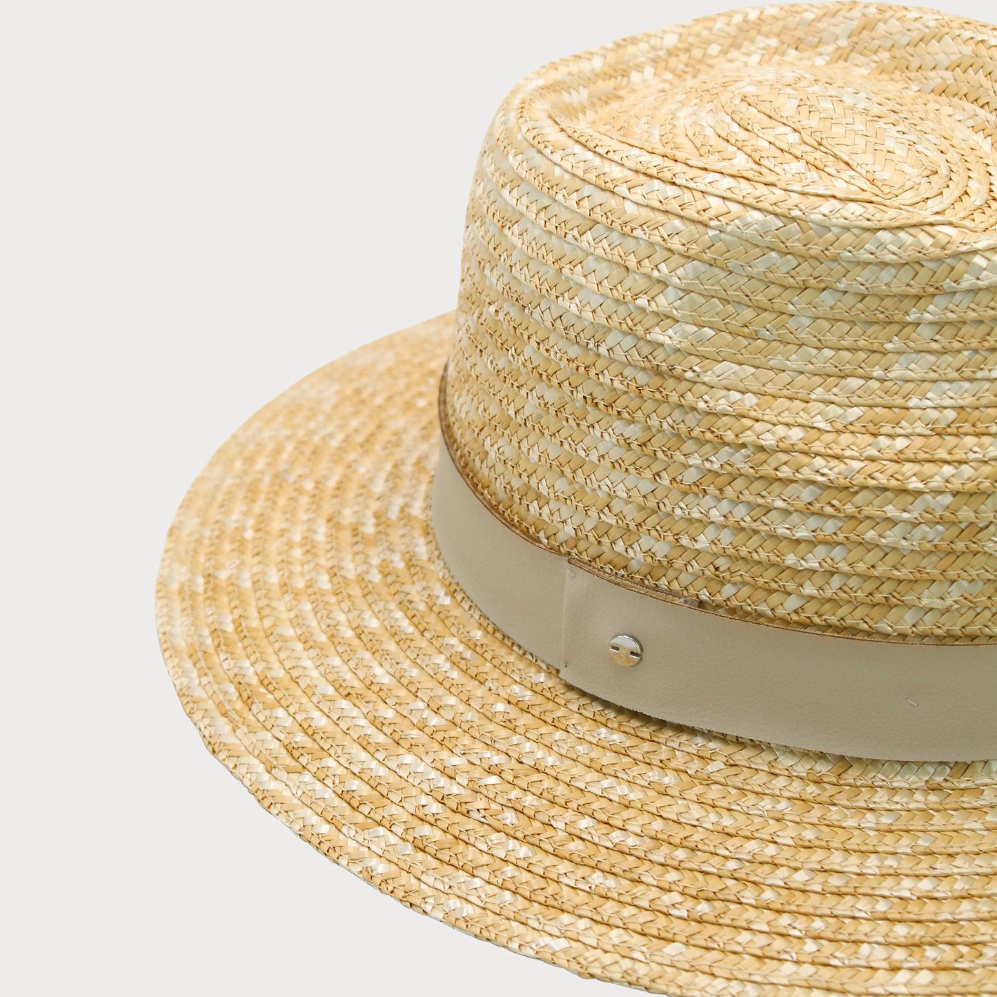 Zira - Straw Fedora - White