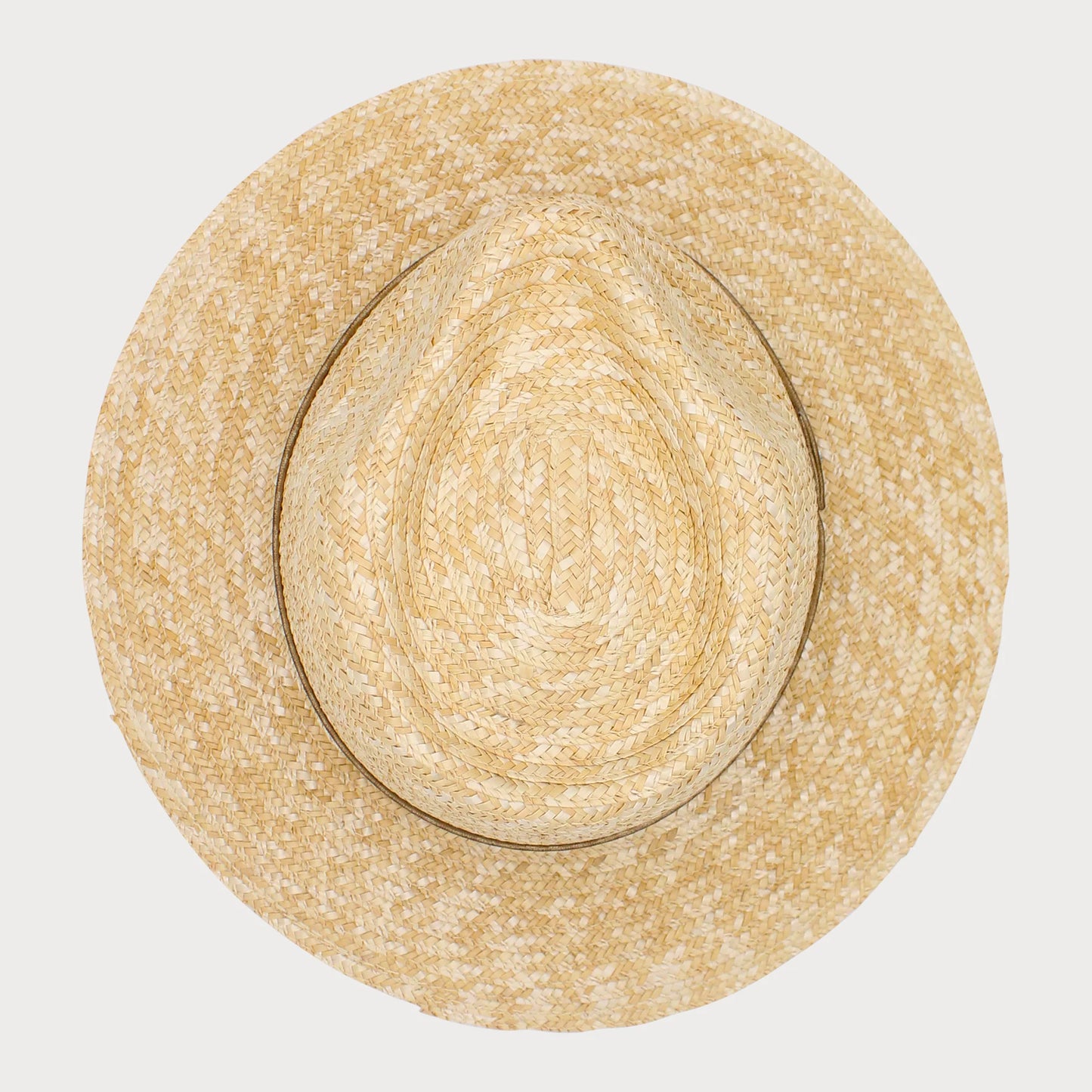 Zira - Straw Fedora - White