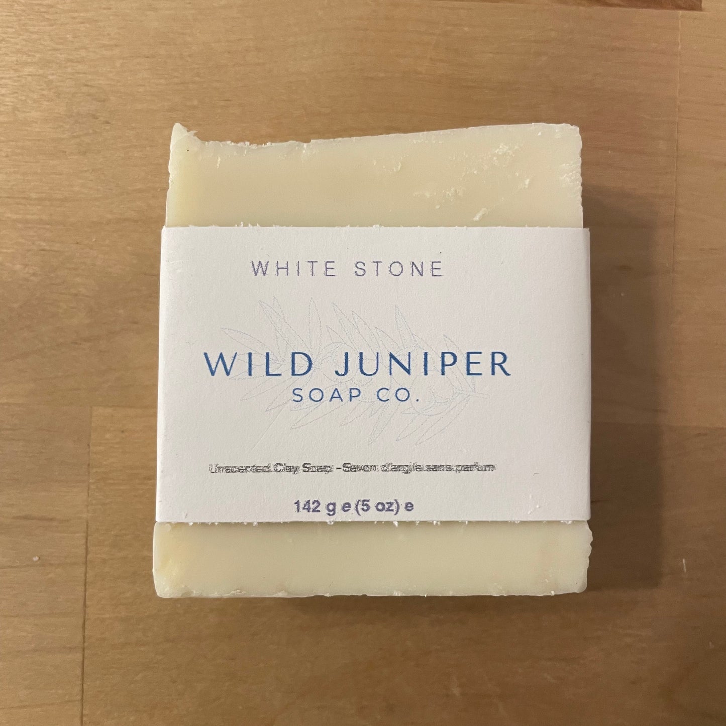 All Natural Soap - White Stone (Unscented)