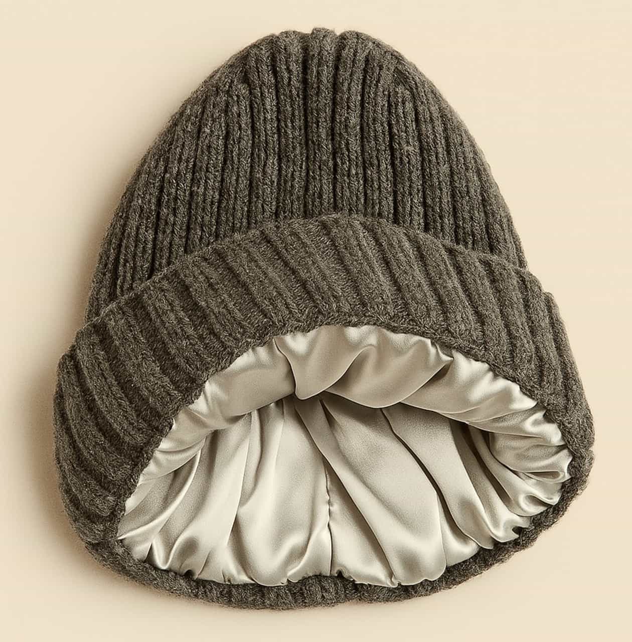 Aspen - Cashmere Blend Ribbed Toque - Slate