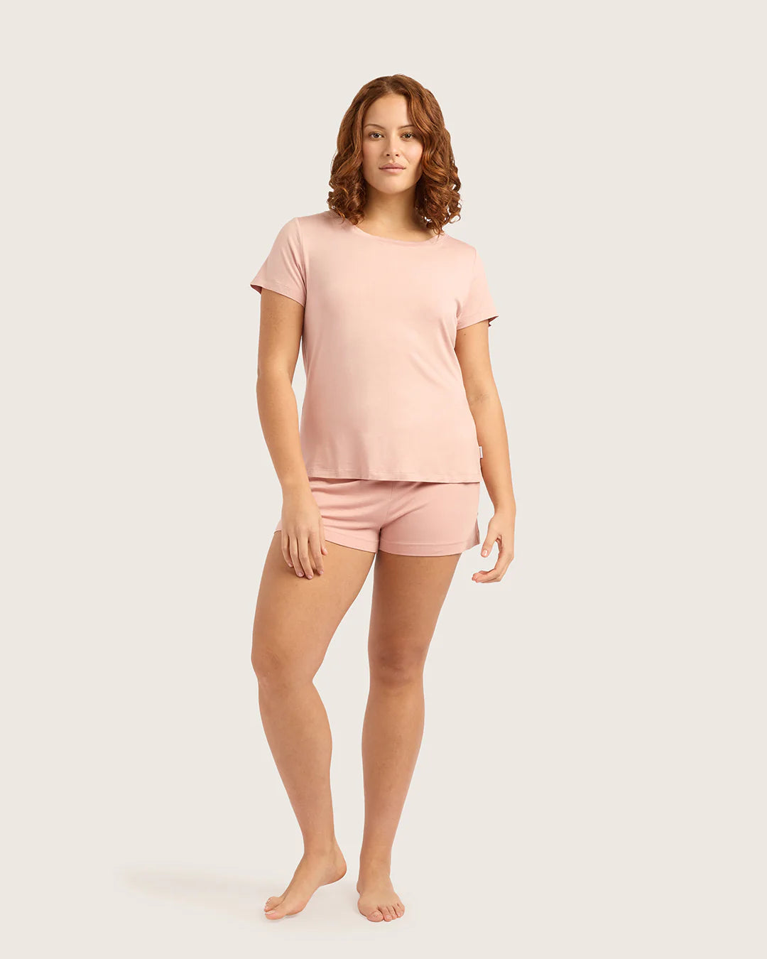 Goodnight Sleep Tee - Dusty Pink
