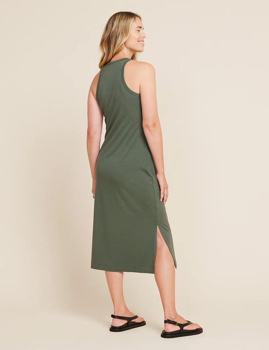 Racerback Dress - Moss