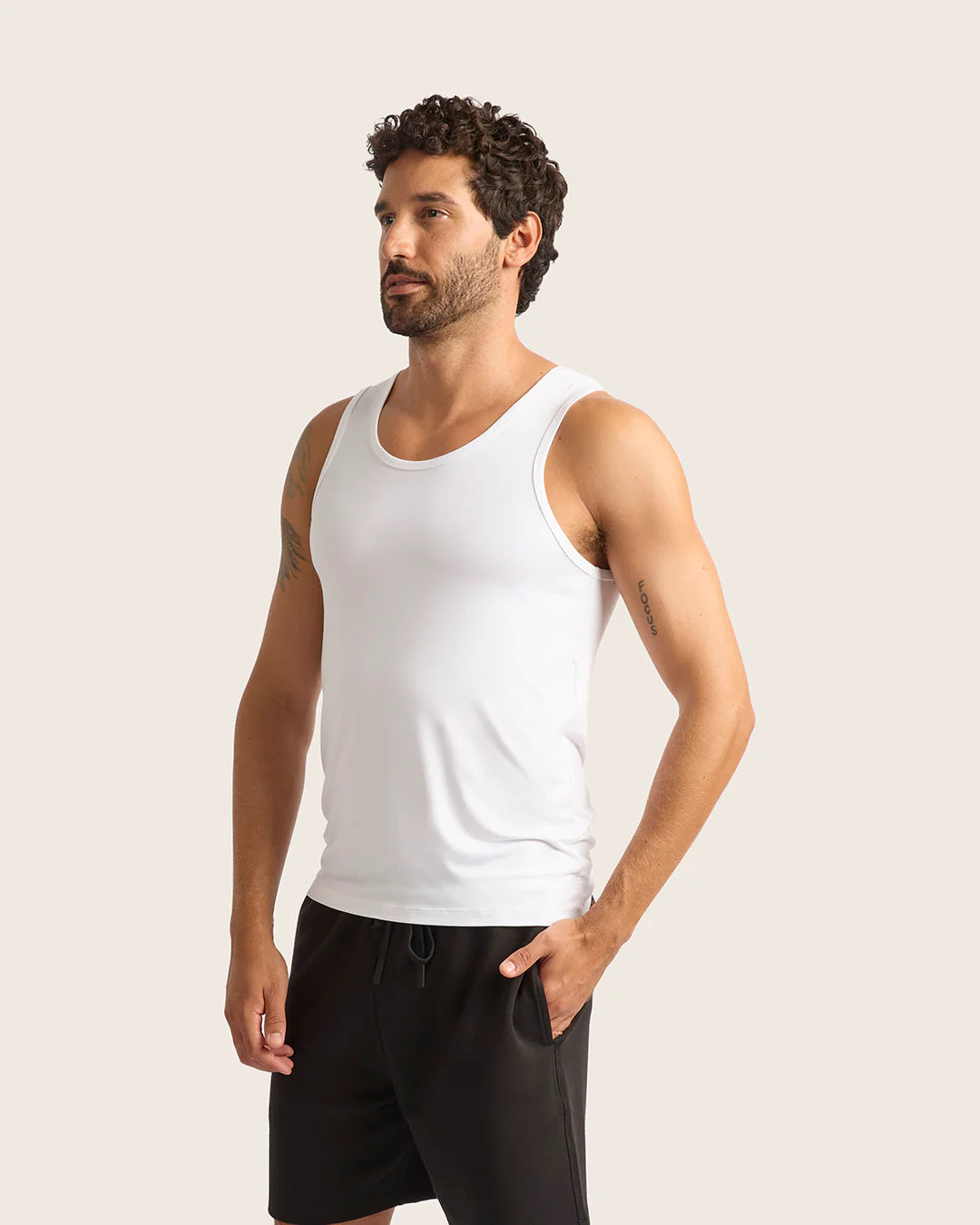 Men's Tank Top - White