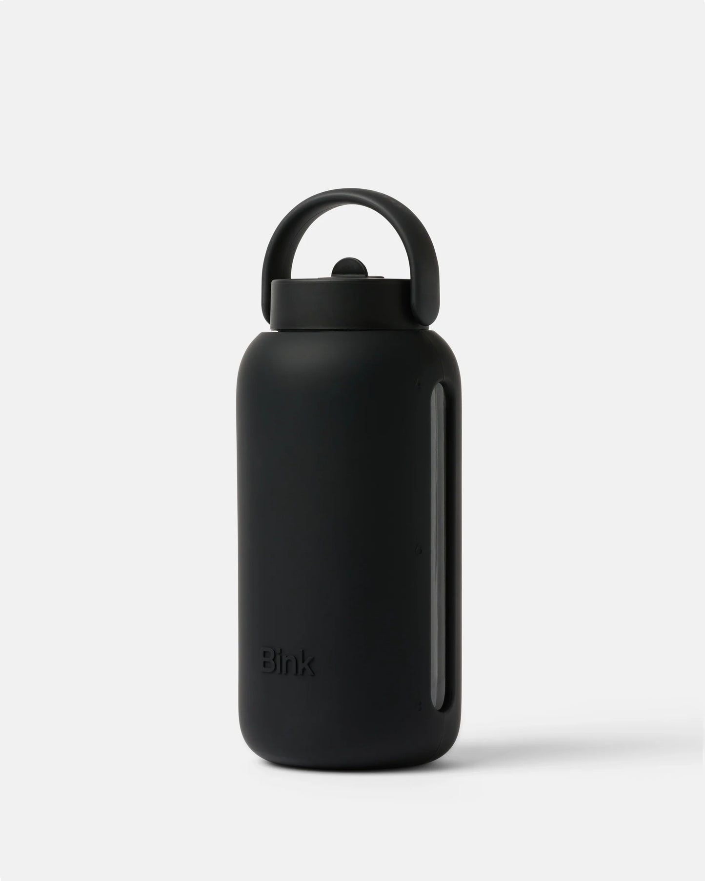 Day Bottle 27oz Glass Water Bottle - Black