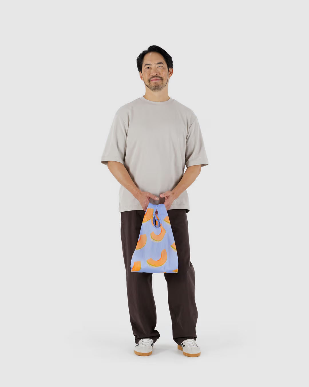 Baby Baggu Reusable Bag - Cantaloupe Blue