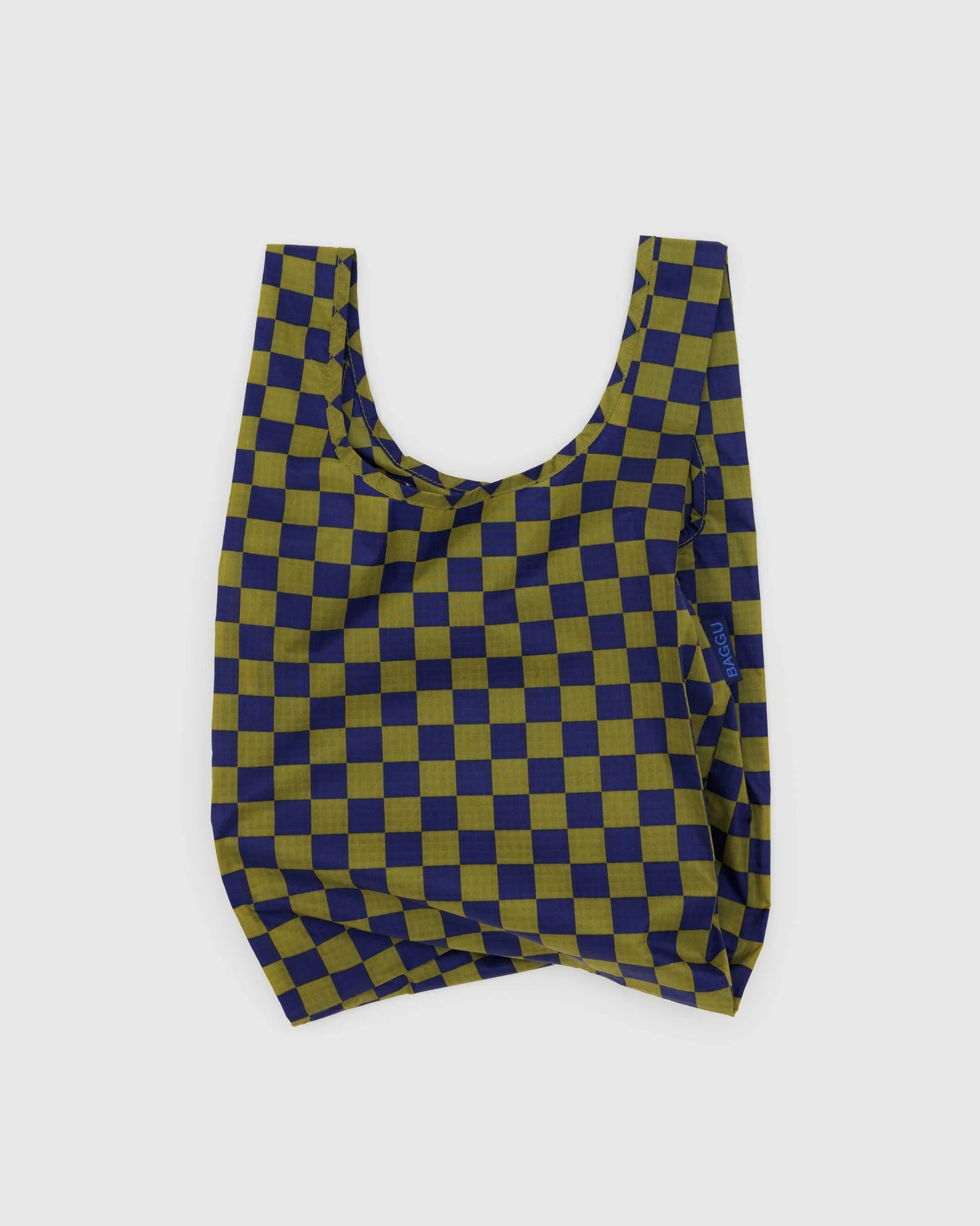 Baby Baggu Reusable Bag - Pear Navy Check