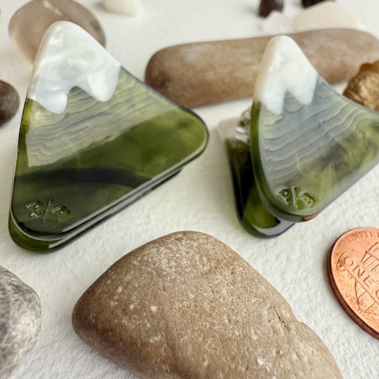 Bankhead Mini Mountain Hair Claw in Forest