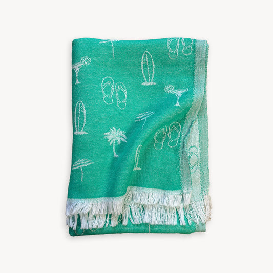 Beach Break Towel - Aquamarine