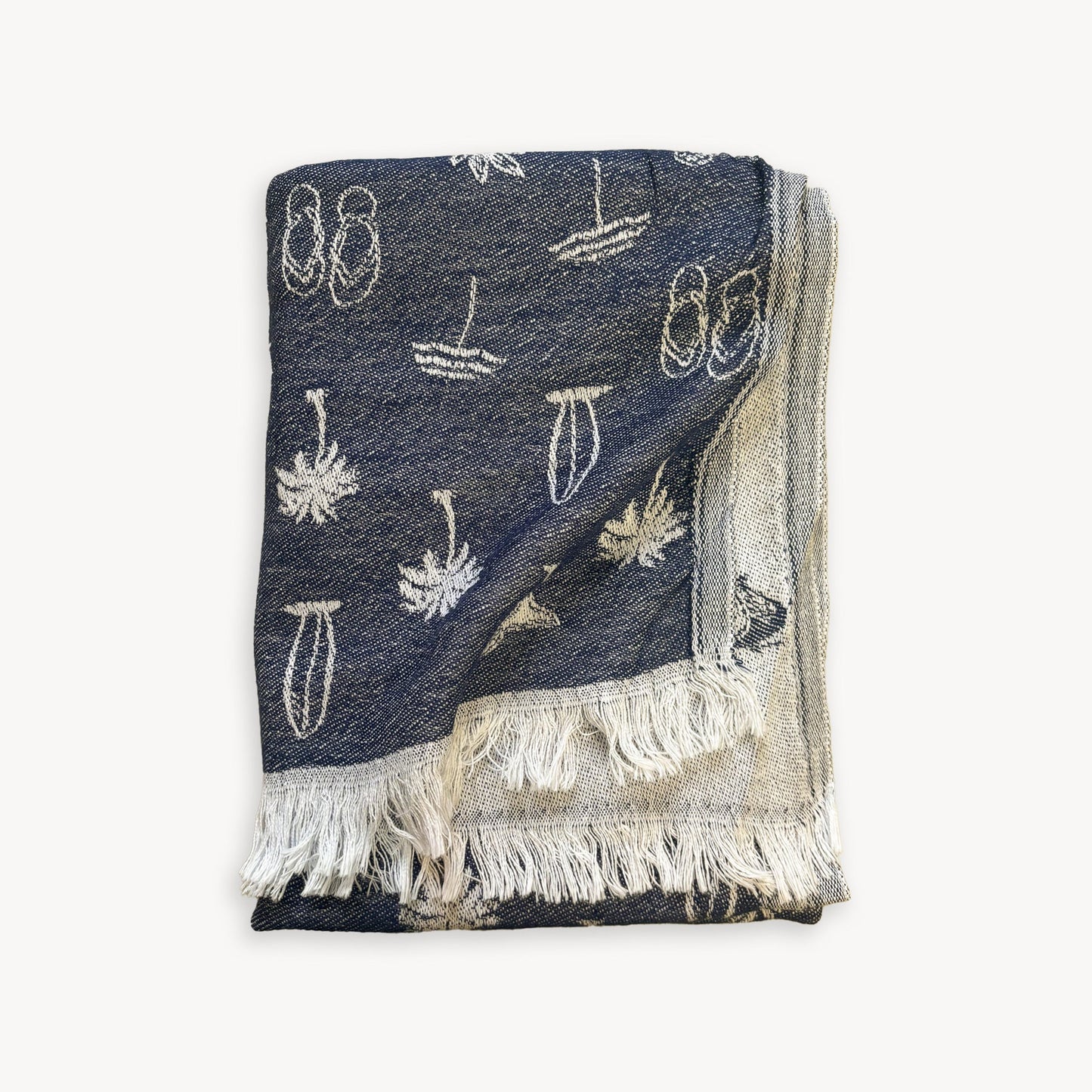 Beach Break Towel - Navy