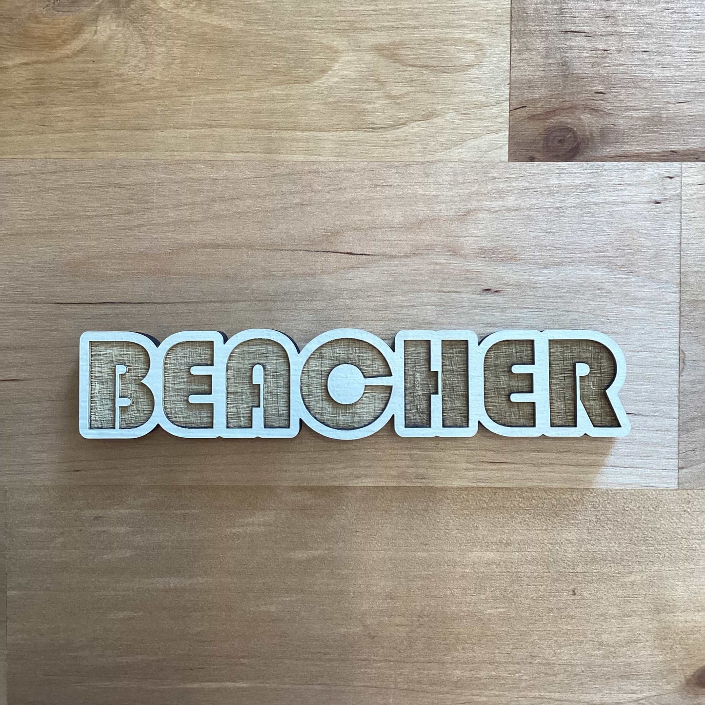 Beacher - Wood Magnet