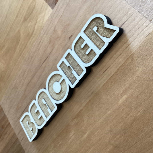 Beacher - Wood Magnet