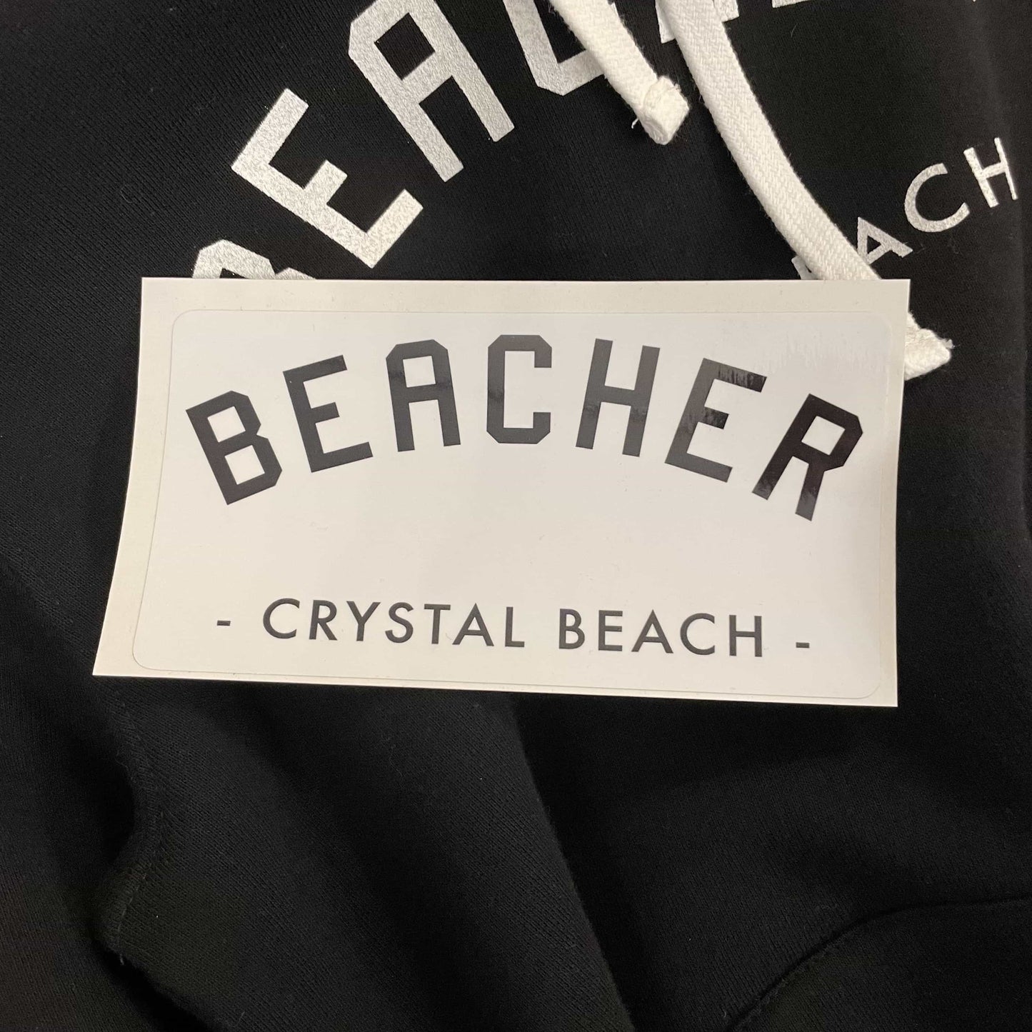 Beacher Sticker - White