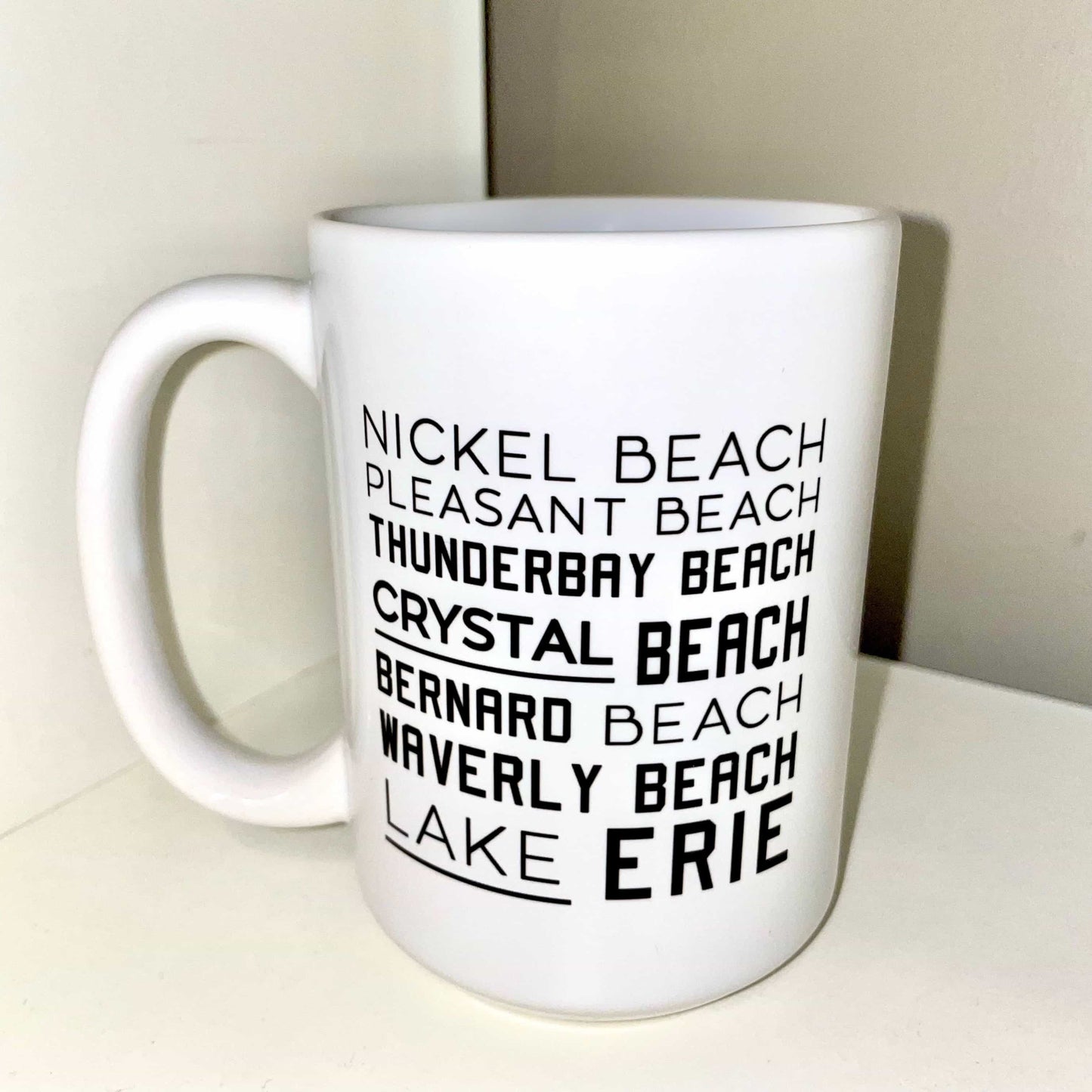 Beaches of Erie Mug