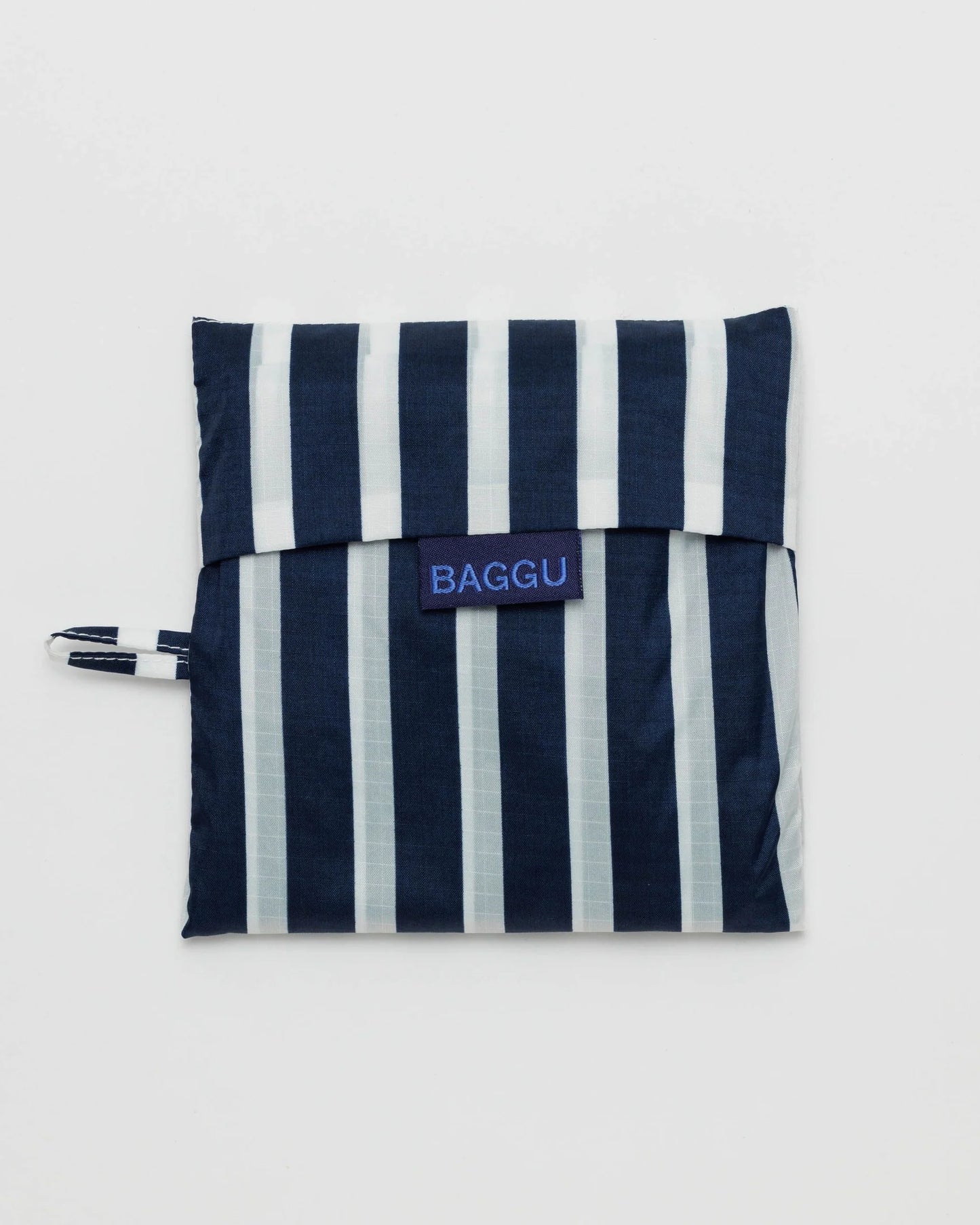 Big Baggu Reusable Bag - Navy Stripe