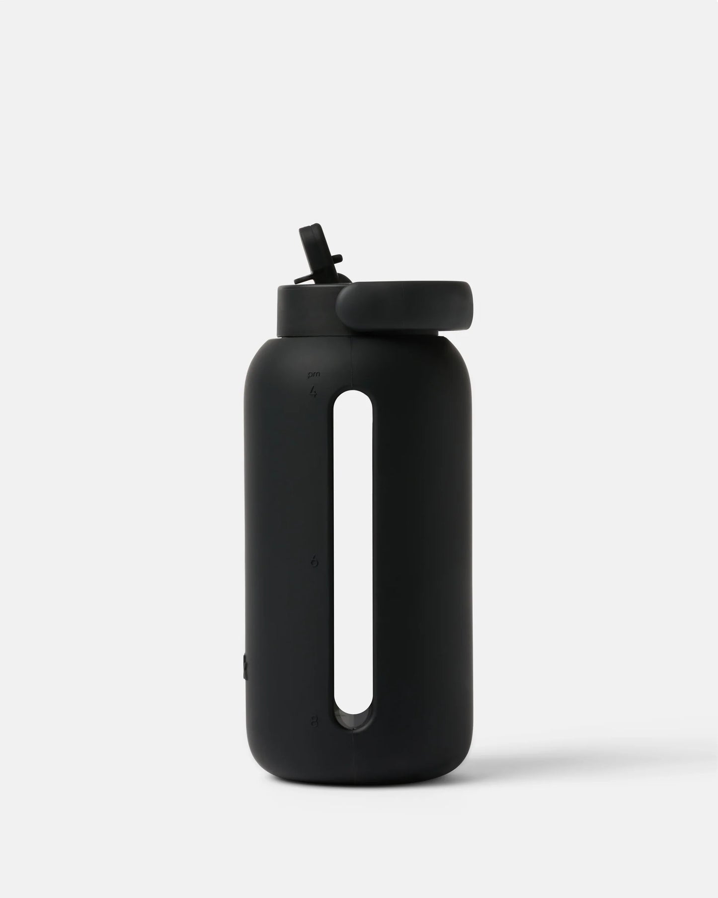 Day Bottle 27oz Glass Water Bottle - Black